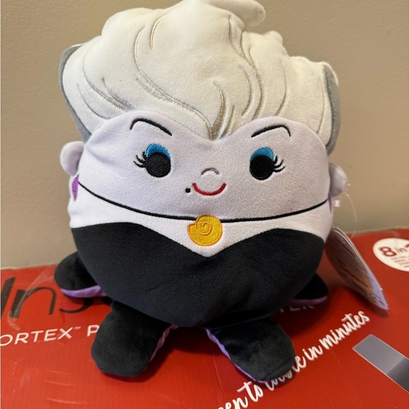 Disney Other - Disney Villains Ursula Plush Toy - Black, White, Purple